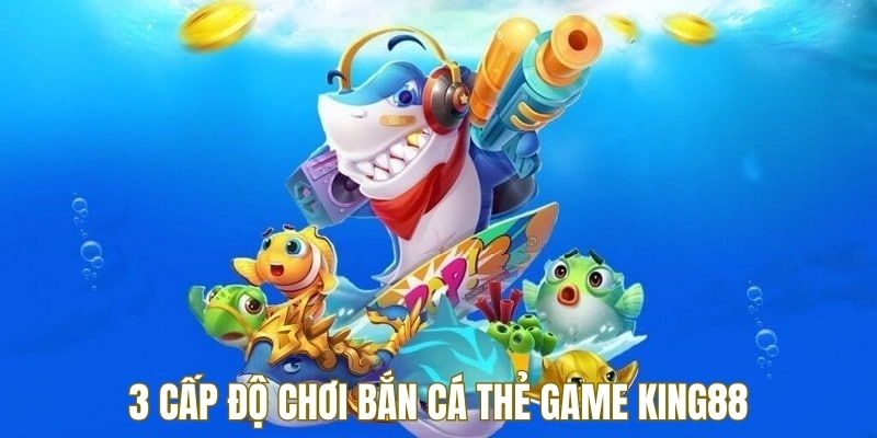 Bắn cá thẻ game có 3 cấp độ chơi có thành viên