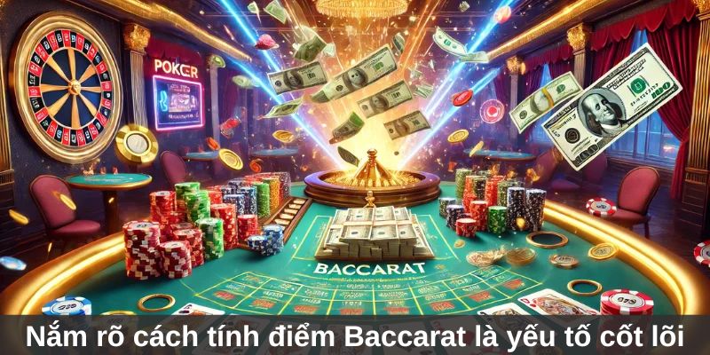 Nắm rõ cách tính điểm Baccarat là yếu tố cốt lõi