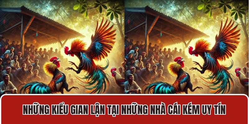 Những kiểu gian lận tại những nhà cái kém uy tín