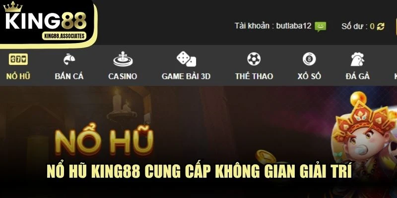 Nổ hũ KING88 cung cấp không gian giải trí dành cho những người yêu thích slot